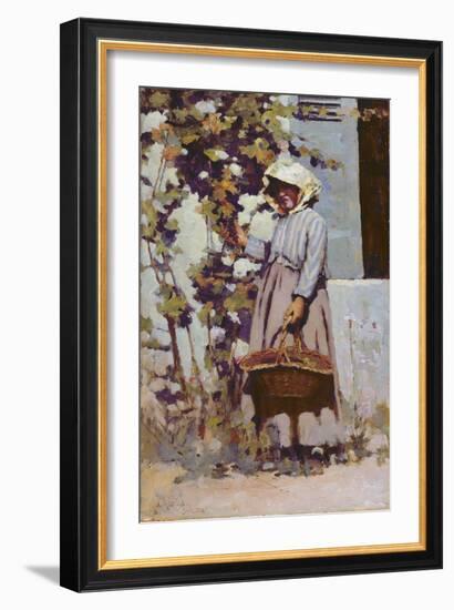 La Paysanne a Grez-Arthur Melville-Framed Giclee Print