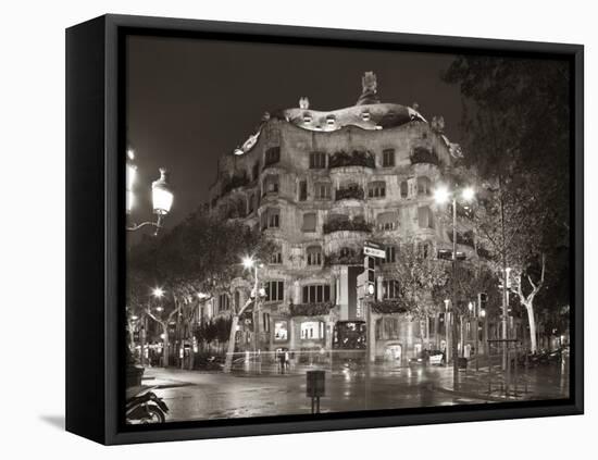 La Pedrera (Casa Mila) by Gaudi, Barcelona, Spain-Jon Arnold-Framed Premier Image Canvas