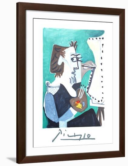 La Peintre-Pablo Picasso-Framed Collectable Print