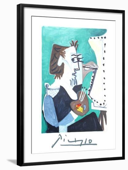 La Peintre-Pablo Picasso-Framed Collectable Print