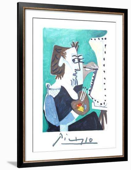 La Peintre-Pablo Picasso-Framed Collectable Print