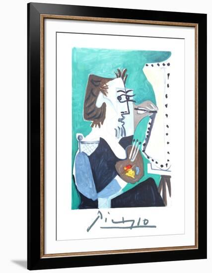 La Peintre-Pablo Picasso-Framed Collectable Print