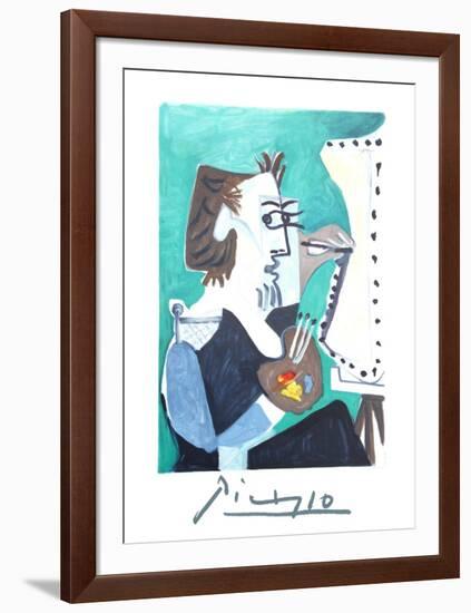 La Peintre-Pablo Picasso-Framed Collectable Print