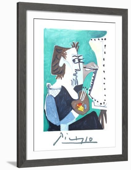 La Peintre-Pablo Picasso-Framed Collectable Print