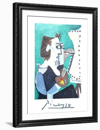 La Peintre-Pablo Picasso-Framed Collectable Print