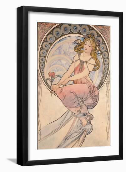 La Peinture, 1898-Alphonse Mucha-Framed Giclee Print