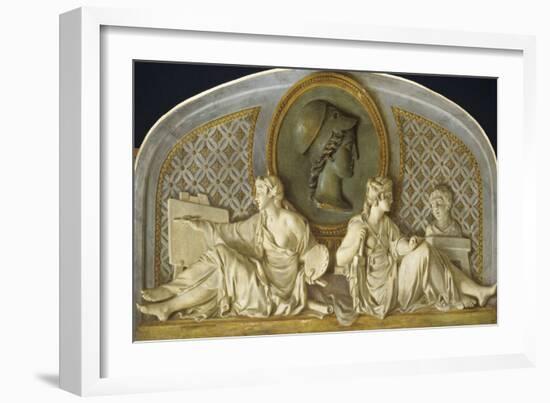 La Peinture et la Sculpture protégées par Minerve-Piat Joseph Sauvage-Framed Giclee Print