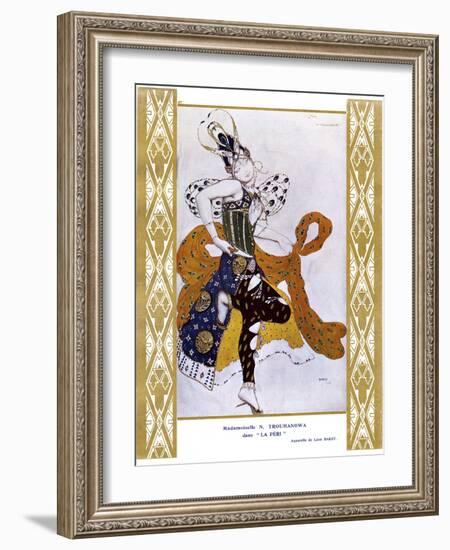 La Peri, Ballet Russes-Leon Bakst-Framed Photographic Print