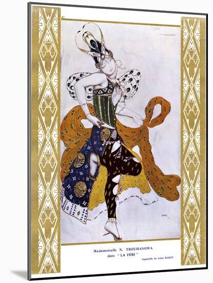 La Peri, Ballet Russes-Leon Bakst-Mounted Photographic Print