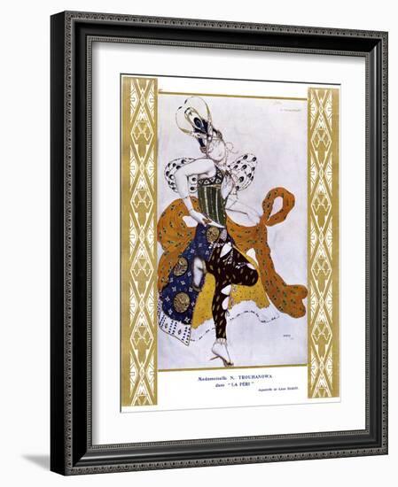 La Peri, Ballet Russes-Leon Bakst-Framed Photographic Print