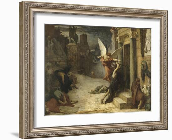 La Peste à Rome-Jules Elie Delaunay-Framed Giclee Print