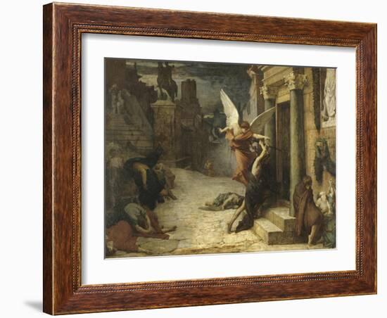 La Peste à Rome-Jules Elie Delaunay-Framed Giclee Print