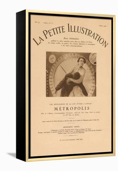 La Petit Illustration - Metropolis-null-Framed Stretched Canvas