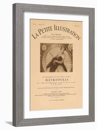 La Petit Illustration - Metropolis-null-Framed Art Print