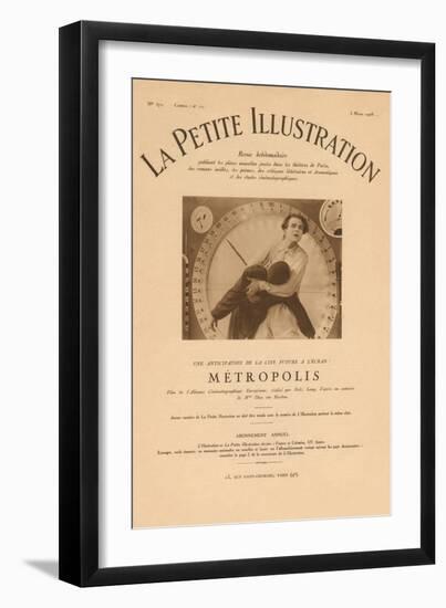 La Petit Illustration - Metropolis-null-Framed Art Print