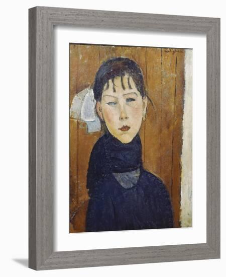 La Petite Marie, 1918-Amadeo Modigliani-Framed Giclee Print