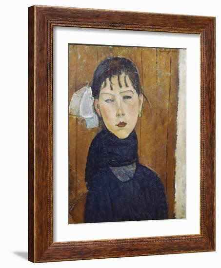 La Petite Marie, 1918-Amadeo Modigliani-Framed Giclee Print