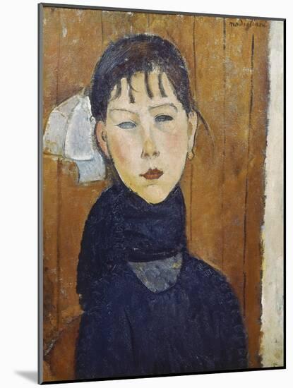 La Petite Marie, 1918-Amadeo Modigliani-Mounted Giclee Print