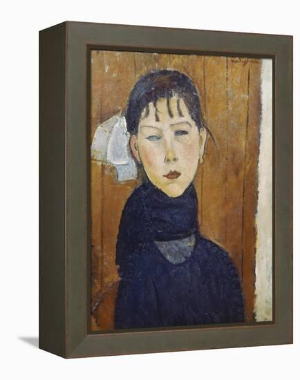 La Petite Marie, 1918-Amadeo Modigliani-Framed Premier Image Canvas