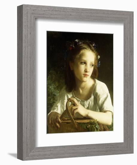 La Petite Ophelie, 1875-William Adolphe Bouguereau-Framed Giclee Print
