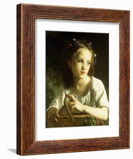 La Petite Ophelie, 1875-William Adolphe Bouguereau-Framed Giclee Print