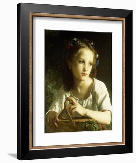 La Petite Ophelie, 1875-William Adolphe Bouguereau-Framed Giclee Print