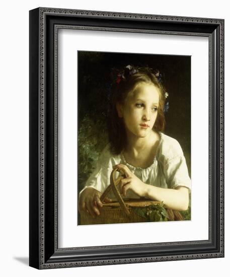 La Petite Ophelie, 1875-William Adolphe Bouguereau-Framed Giclee Print