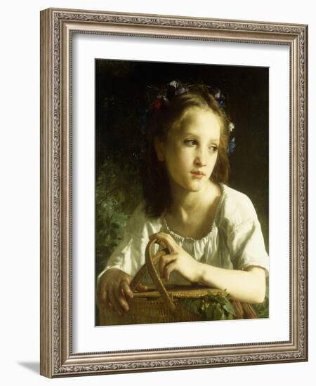 La Petite Ophelie, 1875-William Adolphe Bouguereau-Framed Giclee Print