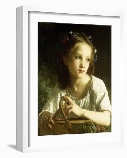 La Petite Ophelie, 1875-William Adolphe Bouguereau-Framed Giclee Print