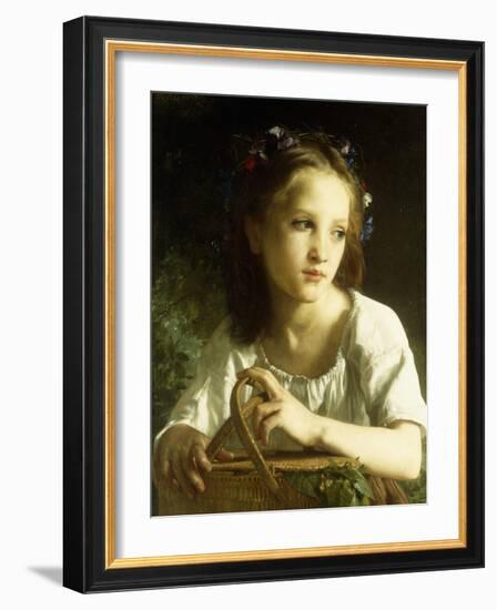 La Petite Ophelie, 1875-William Adolphe Bouguereau-Framed Giclee Print