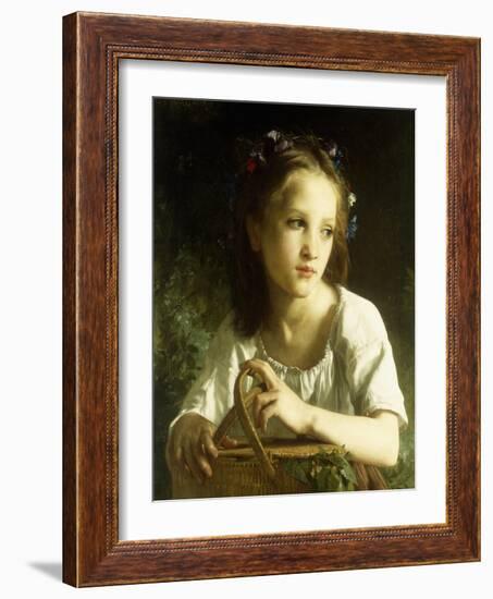 La Petite Ophelie-William Adolphe Bouguereau-Framed Giclee Print