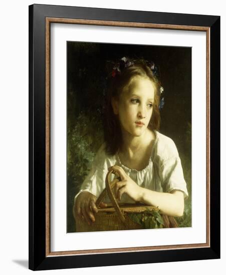 La Petite Ophelie-William Adolphe Bouguereau-Framed Giclee Print