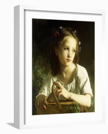 La Petite Ophelie-William Adolphe Bouguereau-Framed Giclee Print