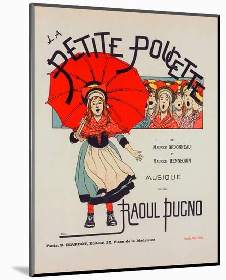 La Petite Poucette-Louis Maurice Boutet De Monvel-Mounted Art Print