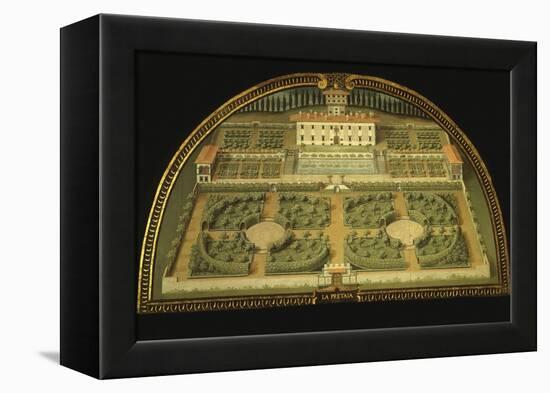 La Petraia Villa, Built for the De Medici Family, Tuscany, Italy, from Series-Giusto Utens-Framed Premier Image Canvas