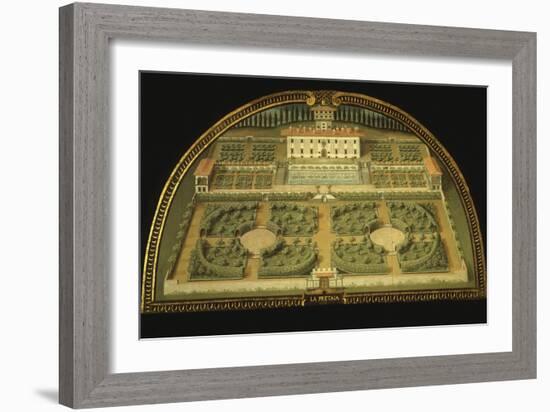 La Petraia Villa, Built for the De Medici Family, Tuscany, Italy, from Series-Giusto Utens-Framed Giclee Print