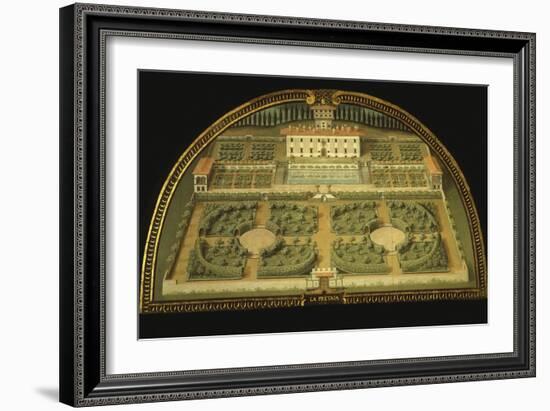 La Petraia Villa, Built for the De Medici Family, Tuscany, Italy, from Series-Giusto Utens-Framed Giclee Print