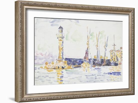 La Phare-Paul Signac-Framed Giclee Print