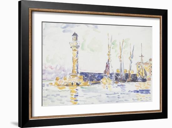 La Phare-Paul Signac-Framed Giclee Print