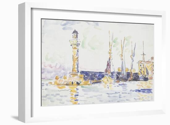 La Phare-Paul Signac-Framed Giclee Print