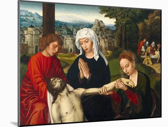 La Pieta Au Pied De La Croix - Peinture De Ambrosius Benson (1495-1550), Huile Sur Bois, Vers 1530,-Ambrosius Benson-Mounted Giclee Print