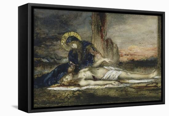La Pietà-Gustave Moreau-Framed Premier Image Canvas