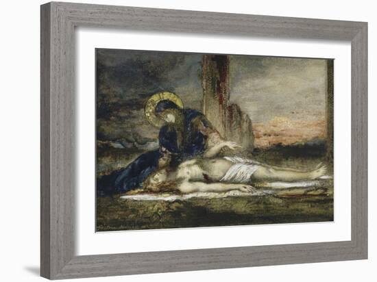 La Pietà-Gustave Moreau-Framed Giclee Print