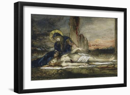 La Pietà-Gustave Moreau-Framed Giclee Print