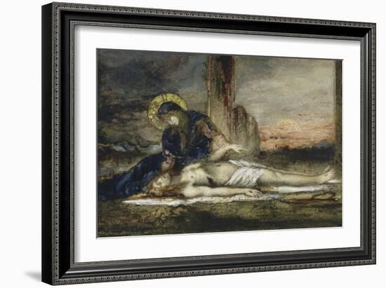 La Pietà-Gustave Moreau-Framed Giclee Print