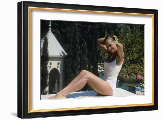 La Piscine 1968 Directed by Jacques Deray Romy Schneider-null-Framed Photo