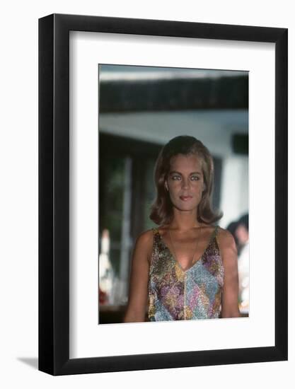 La Piscine by Jacques Deray with Romy Schneider, 1969 (photo)-null-Framed Photo