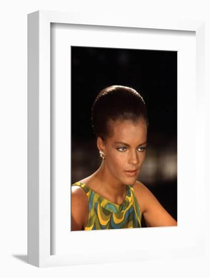 La Piscine by Jacques Deray with Romy Schneider, 1969 (photo)-null-Framed Photo