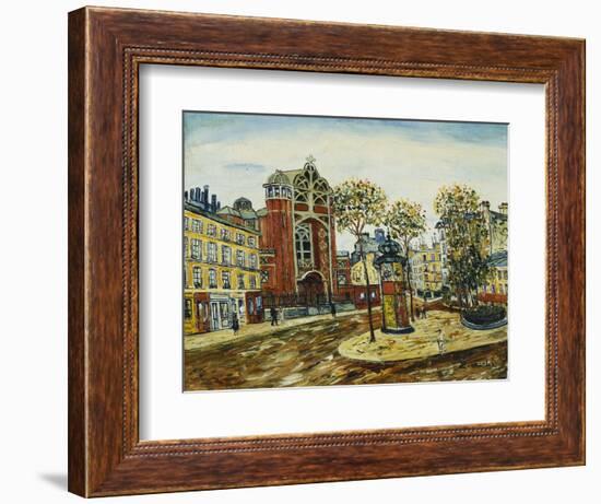 La Place a Montmartre-Elisee Maclet-Framed Giclee Print