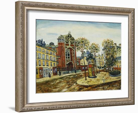 La Place a Montmartre-Elisee Maclet-Framed Giclee Print